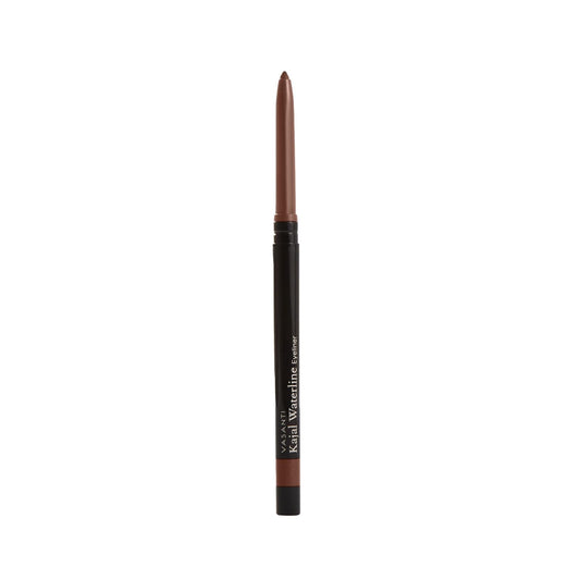 VASANTI Kajal Waterline Eyeliner Pencil (Hazel Brown) - Long lasting, Blendable, Safe for Sensitive Eyes, Waterline Eye Liner - Water resisitant & Smudge proof - Opthalmologist Approved and Tested