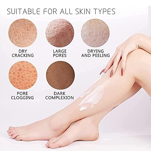 Pedicure Kit Foot Soak Set: Bubble Salt, Sugar Scrub, Massage Mask, Massage Lotion in a Box, 4 Step Foot Spa Kit for Dry Feet,Tired Feet (1 Set Olive)