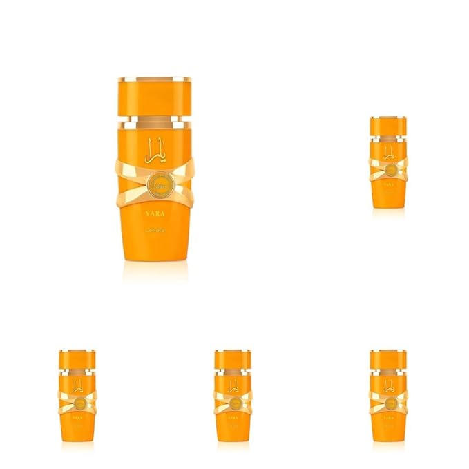 Lattafa Perfumes Yara Tous for Women Eau de Parfum Spray, 3.40 Ounces / 100 ml (Pack of 5)