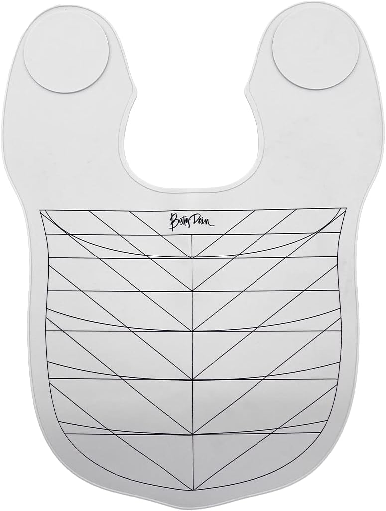 Betty Dain Hair Cutting Guide Collar, Angular and Straight Cutting Guidelines, Weighted, Non-slip, Waterproof Rubber Material