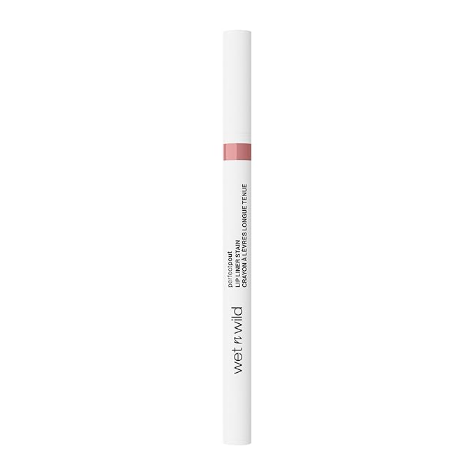 wet n wild Perfect Pout Lip Liner Stain, Long-Lasting Transfer-Proof Formula with Blade-Like Applicator for Precision & Full Lip Coverage, Vegan & Cruelty-Free - Nude Tights