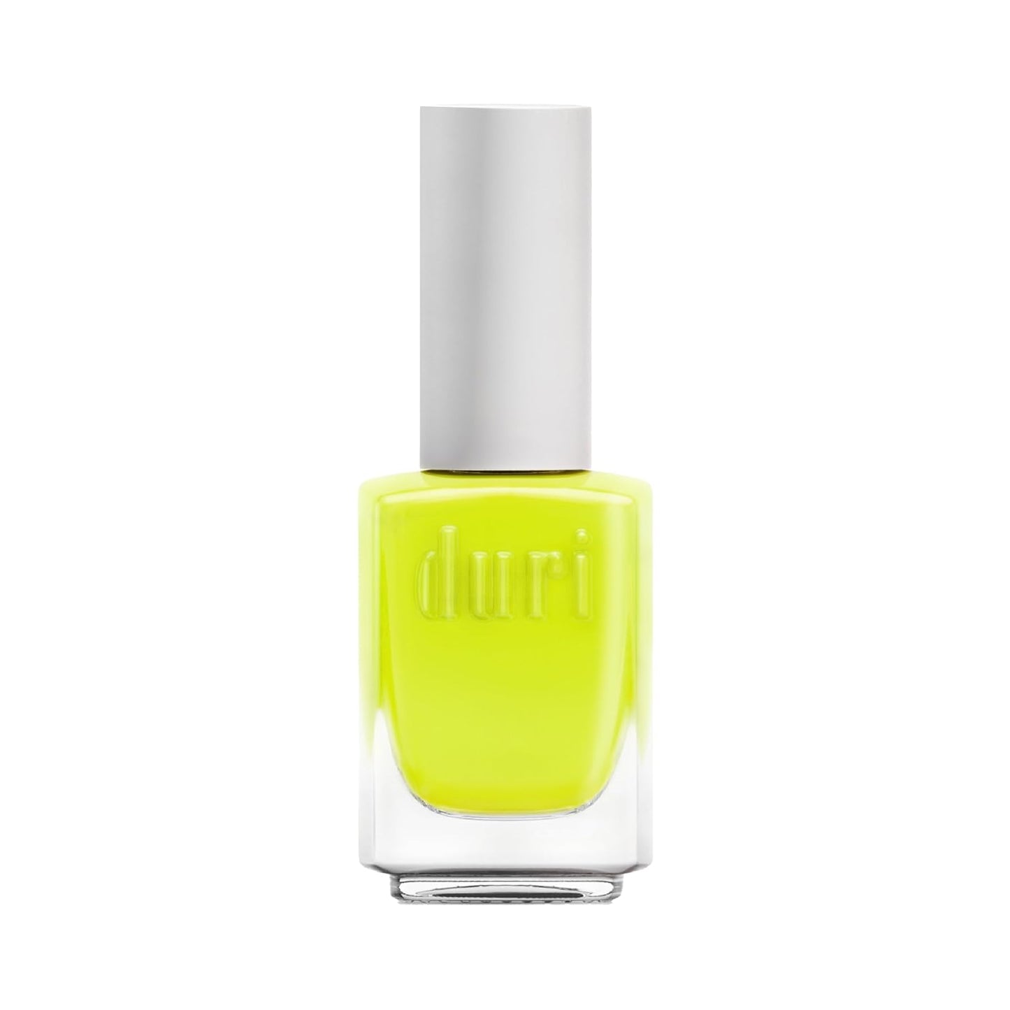 duri 158N Atomic - Neon Yellow Nail Polish, Mate Finish, Quick Drying, 0.45 Fl Oz
