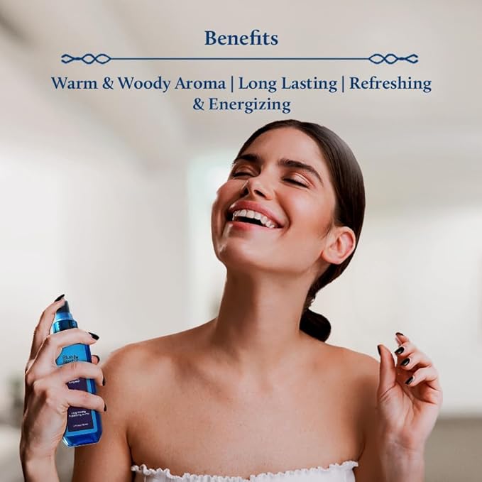 Blue Nectar Niraa Woody Oudh Body Mist for Hydrating Long Lasting Fragrance (100ml)