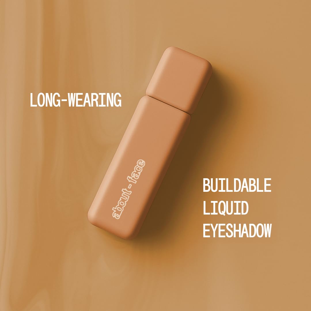 aboutface Matte Fluid Eye Paint Light Transcending – High-Pigment Liquid Eyeshadow, Long-Lasting, No-Budge Matte Finish, Vegan & Cruelty-Free (Creamsicle Orange)