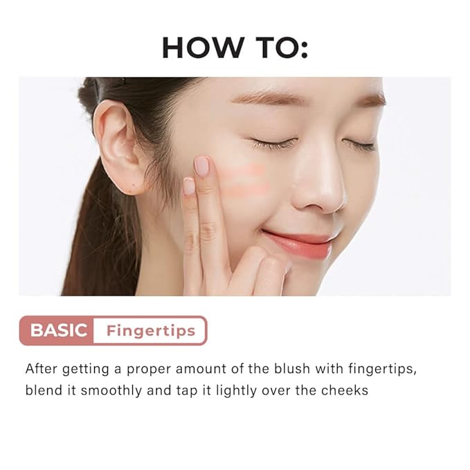 A'PIEU Juicy-Pang Jelly Blusher [CR01] (0.17 oz) - Soft Touch Cheek Color with Creamy Powdery Texture for Natural Dewy-Finish, No Fall-Out.