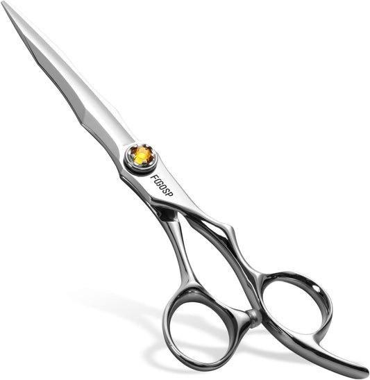 Professional Hair Scissors 6.5” Barber Scissors Japan VG10 Fine Cutting Blades Professional Hair Shears Barber Scissor for Men and Women Haircut Shear Kit