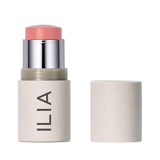 ILIA - Multi Stick For Lips + Cheeks | Non-Toxic, Vegan, Cruelty-Free, Nourishing Cream + Lip Color In One for All Skin Types (In The Mood, 0.15 oz | 4.5 g)