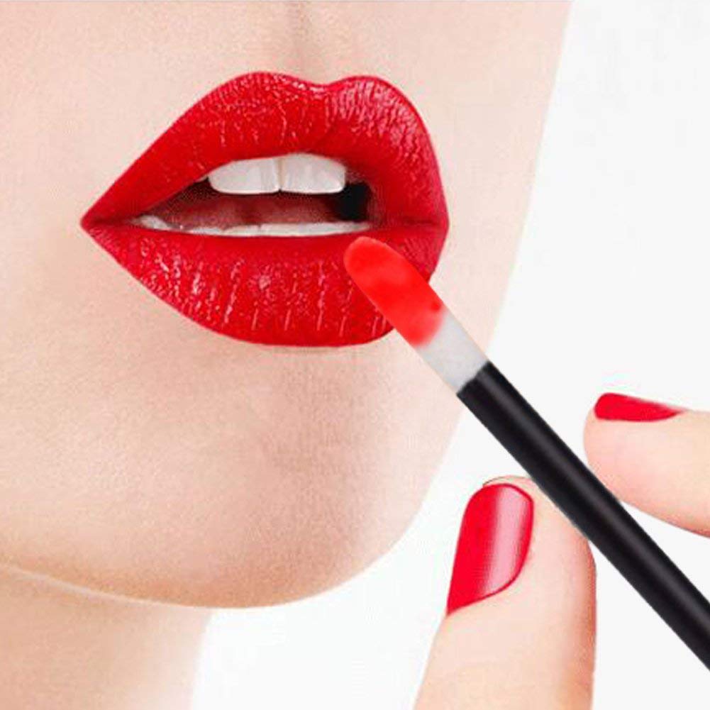 G2PLUS 200PCS Lip Gloss Applicators, Disposable Lip Brushes, Lipstick Gloss Wands Applicator Perfect Makeup Tool Kits (Black)