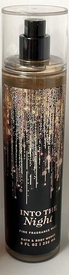 Bath and Body Works INTO THE NIGHT Fine Fragrance Mist 8 Fluid Ounce (2019 Limited Edition)