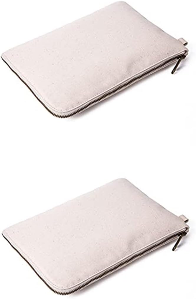 Zipper Pouch Storage Bag Simple and Stylish Women's Cosmetic and Travel Bag (Beige-improved-2)