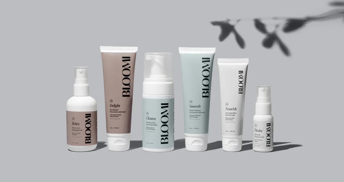 Bloomi Cleanse Intimate Skin Foaming Wash for Women - Hydrating Aloe Vera Cleansing for Intimate Areas Gentle Soothing Feminine Hygiene Shower Moisturizing Natural Foaming Soap Wash 3.4oz (1)