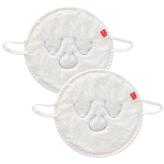 Beaupretty 2pcs Face Towel Mask Facial Steamer Towel Coral Fleece Moisturizing Warmers Hot Cold Mask Spa Skin Care Tool for Women Girls