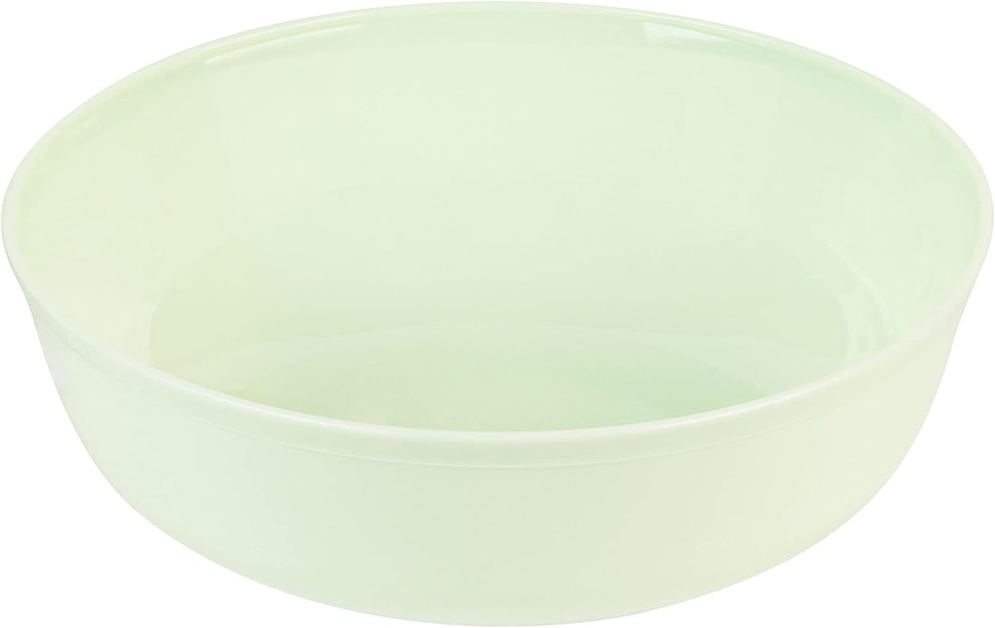 PLASTICPRO [30 Pack 16 OZ Bowls] Edge Collection Mint Green Plastic Party Soup Bowls Premium heavyweight Elegant Disposable Tableware Dishes