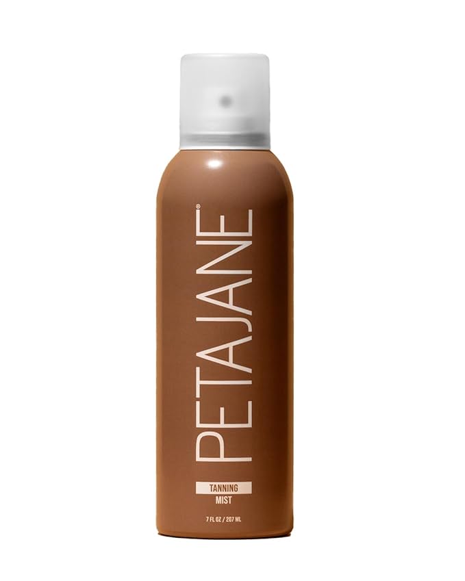 Natural Sunless Tanning Mist 7oz - Organically Derived Self-Tanner Spray, Lightweight & Non-Sticky, Streak-Free Glow, For All Skin Types, Vegan & Cruelty-Free