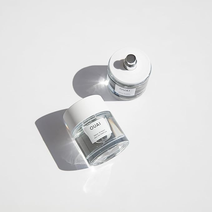 OUAI Dean Street Eau de Parfum - Elegant Womens Perfume for Everyday Wear - Fresh Floral Scent with Notes of Citrus, Apricot, Magnolia and Delicate Hints of Rose and Musk (1.7 Oz)