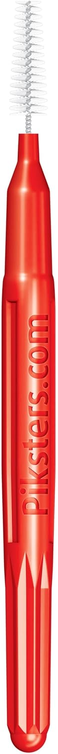 Piksters Interdental Brushes, 40 pk, Size 4, Interdental Tooth Brush for Medium Gaps, Gum Soft Bristles for Plaque Removal, Safe for Braces