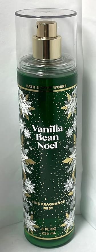 Bath and Body Works Holiday Traditions Vanilla Bean Noel Fine Fragrance Mist, 8.0 Fl Oz