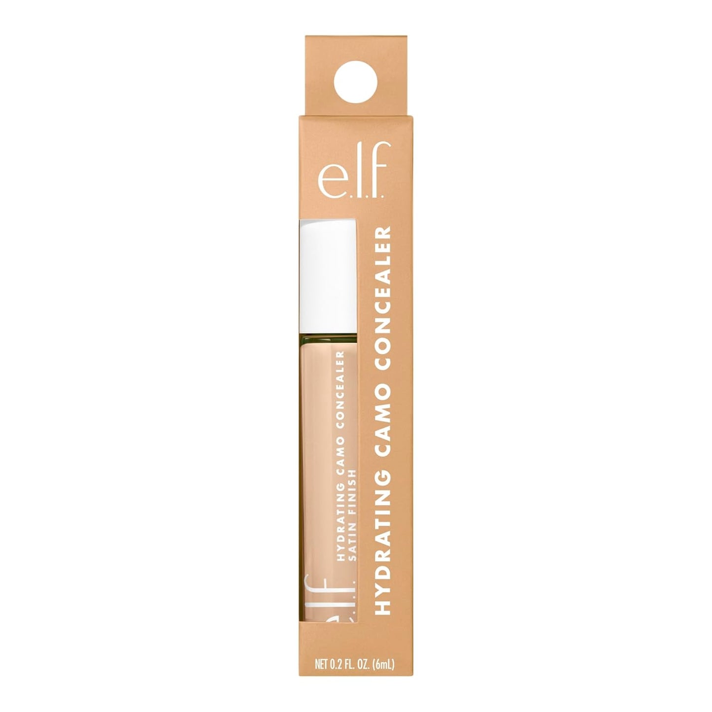 e.l.f. cosmetics Hydrating Satin Camo Concealer - Medium Beige, 0.203 Fluid_Ounces