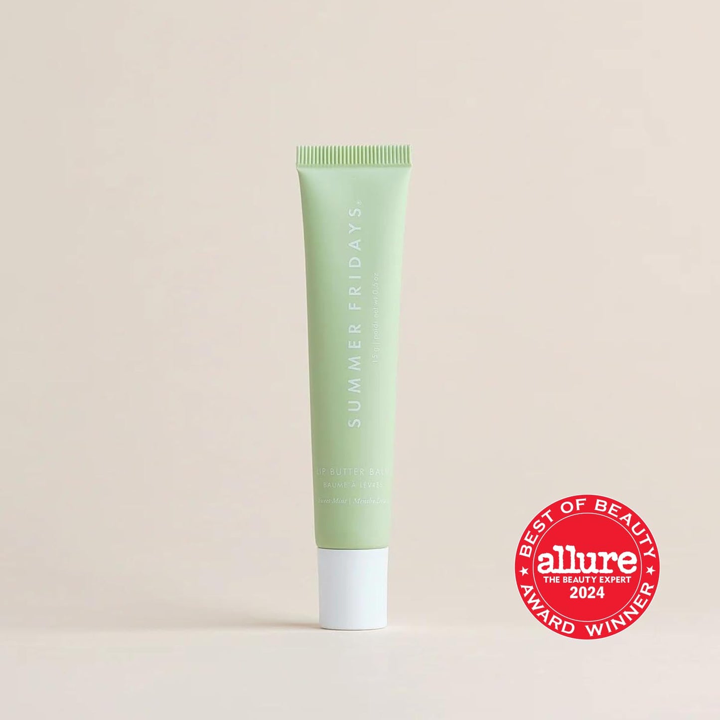 Summer Fridays Tinted Lip Butter Balm - Conditioning Vegan Lip Balm for Instant Moisture, Shine & Hydration - Softening & Soothing Skincare - Sweet Mint (.5 Oz)