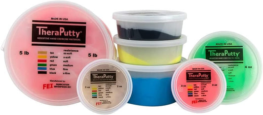 CanDo TheraPutty Standard Hand Exercise Putty For Rehabilitation, Exercises, Hand Therapy, Occupational Therapy, Hand Strengthening, Improve Motor Skills, Stress Relief