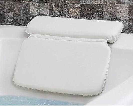 Epica Bathtub Pillow | Luxury Bath Accessories for Women & Men, Bath Decor | Non-Slip Waterproof Cushion with Strong Suction Cups, Headrest Pillow, Hot Tub Pillow, Spa Bath Cushion, Rectangle