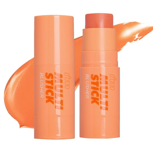 I'M MEME Blusher - I'm Multi Stick 002 Coral | Easy Blendable Cream Blush for Natural Look, Multi Blush Stick for Cheek Tint, Face Contour Makeup, and Face Blush, for Beginners