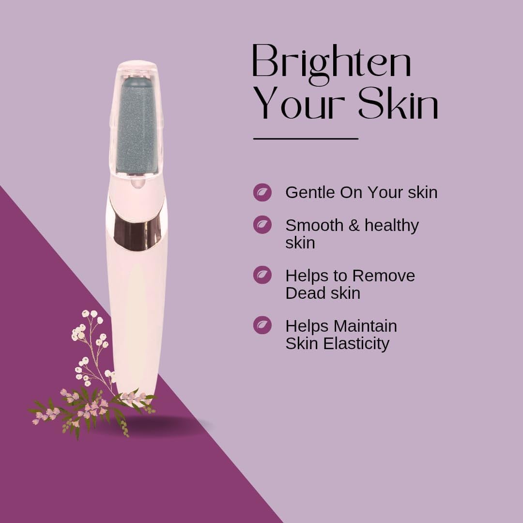 Electric Foot Callus Remover – Strongest Callus Remover for Feet, Rechargeable Pedicure Tool for Dry Heel Skin Remover, Home Spa Use - New Version (Amazon Exclusive)