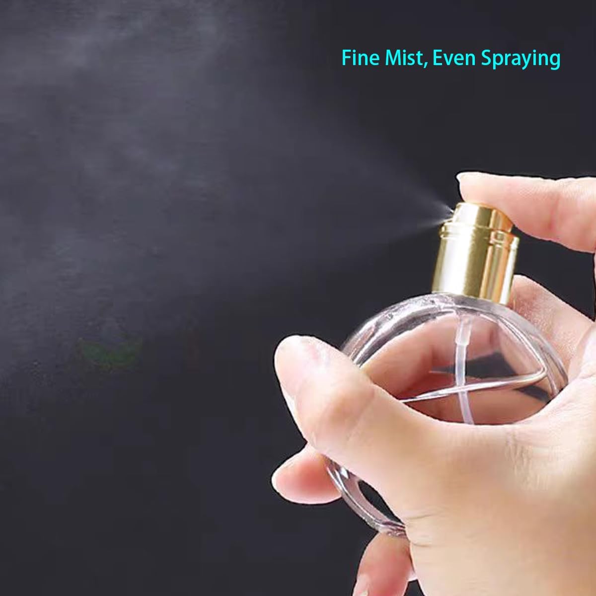 3 Pcs Perfume Bottle Atomizers,1 oz Refillable Fine Mist Sprayer Empty Fragrance Bottles Portable Travel Perfume Dispenser Containers for Essential Oil perfumery(30ml)