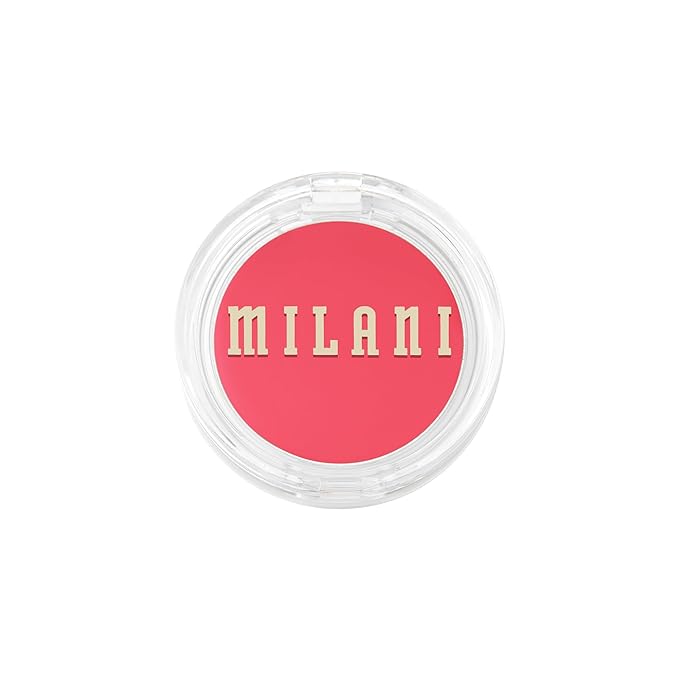 Milani Cheek Kiss Blush Makeup - Blendable & Buildable Cheek Blush, Lightweight Liquid Blusher and Cheek Color (120 Coral Crush)