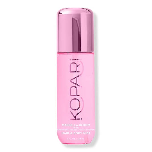 Kopari Hair & Body Mist Marbella Bloom, Long-Lasting Bright Inviting Floral, Blend of Neroli & Bergamot, with a Touch Of Cardamom and Vetiver, 4 oz