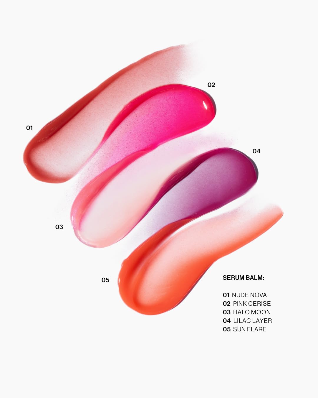 MAKE Beauty Serum Balm Hydrating Lip Oil. Vegan Moisturizing Lip Gloss with Plumping Effect. Lip Treatment Cream for Soft, Smooth, Shiny Lips - Shade, Lilac Layer