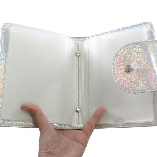 Yigo 20 Slots Image Stamper Plate Collection Laser Color Nail Art Stamp Plate Stamping Plates Cases Stamp Nail Template Organzier for 9.5X14.5CM Size Nail Art Plates (C-Silver)