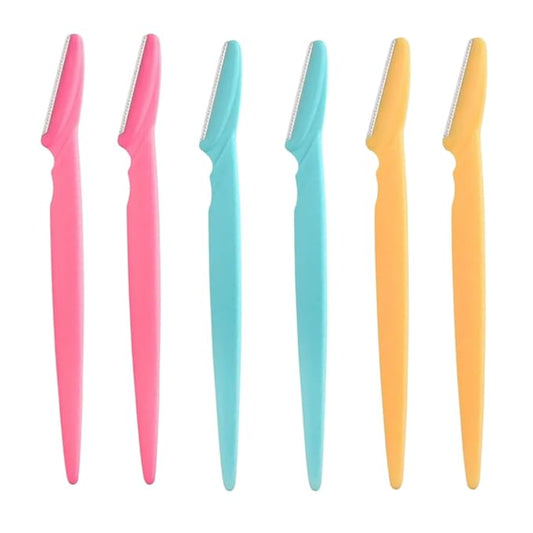 6 PC Eyebrow Razor Demaplane Tool for Women & Men Facial Eyebrow Trimmer Shaper Facial Hair Remover