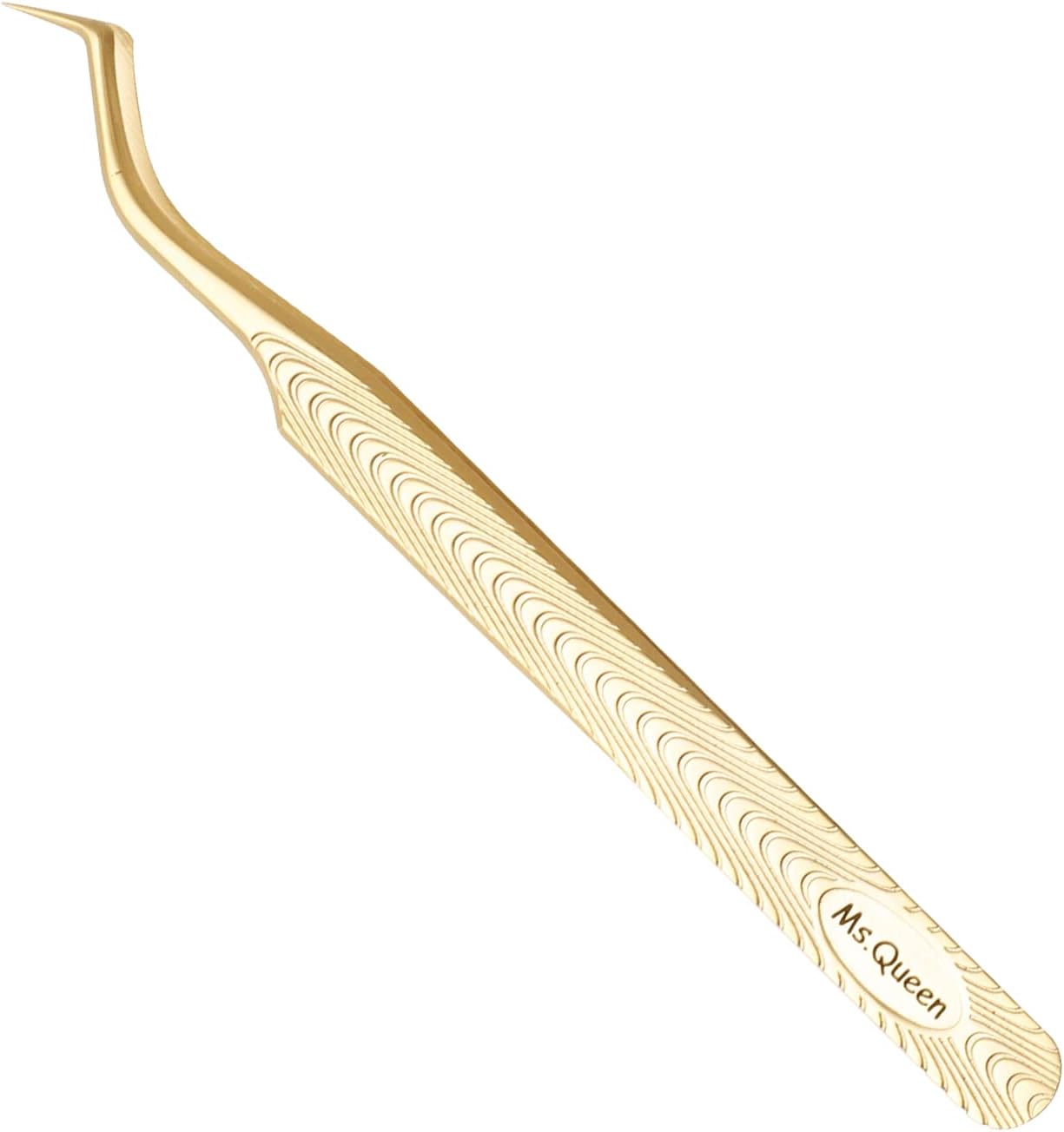 Ms.Queen Lash Tweezers for Eyelash Extension-Professional Lashing Tweezers for Mega Volume Mink Eyelashes Extensions Applying