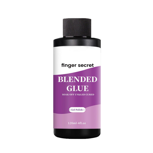 Nail Blending Glue,Clear Gel Nail Polish Thinner Mixing Glue for Blending Modulating Color add Glitter Blend Sequins Nail Designer DIY or Manicure Salon Home 120ml/4floz