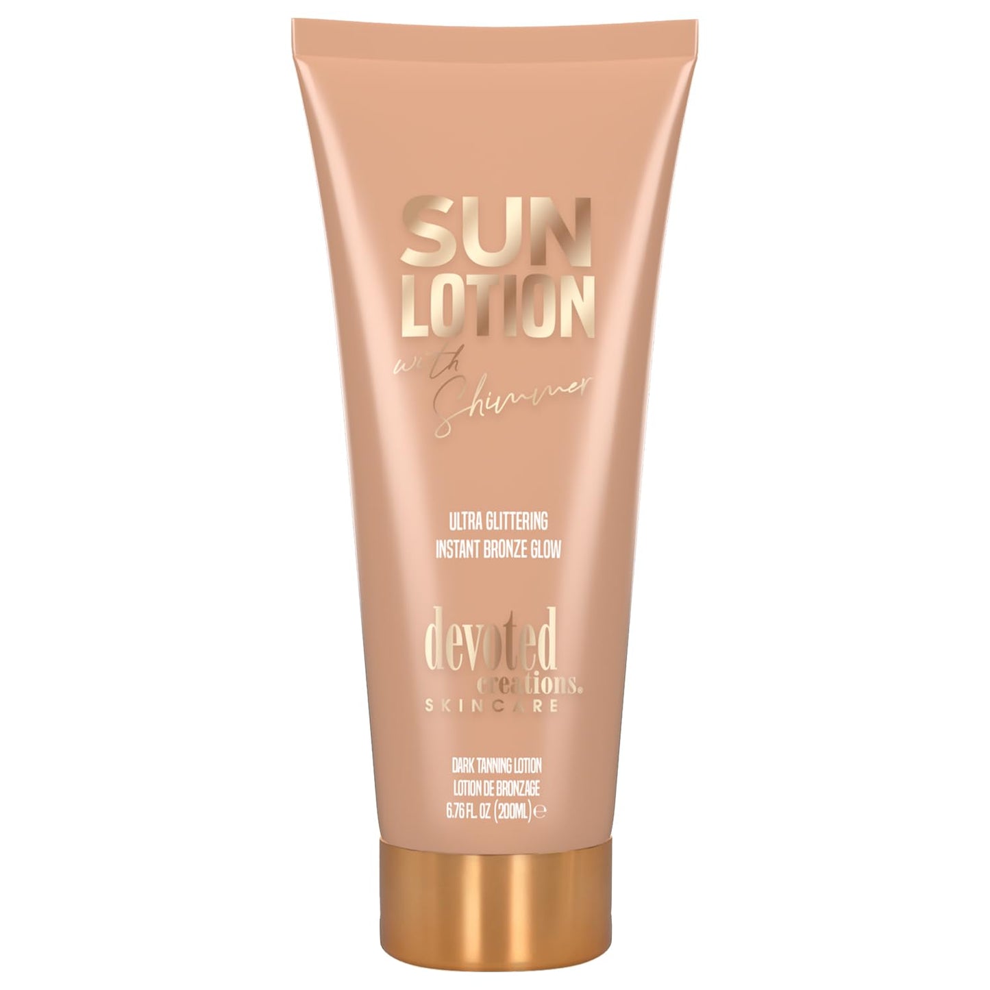 Sun Lotion with Shimmer Ultra Glittering and Instant Bronze 6.76 oz.