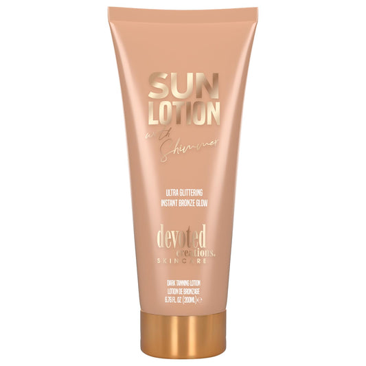 Sun Lotion with Shimmer Ultra Glittering and Instant Bronze 6.76 oz.