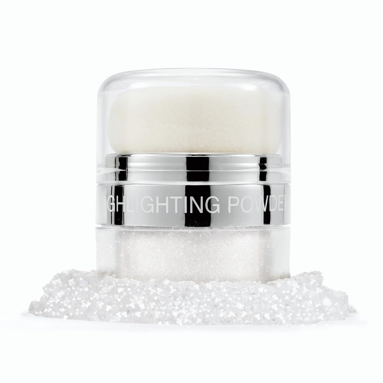 Glitter Air Cushion Highlighter Powder - 3D Contour & Brighten Face, Eyes, Body, Hair | Pearlescent Patting Powder Create a Shimmering Look | Easy-Use & Perfect for Daily & Special Occasions