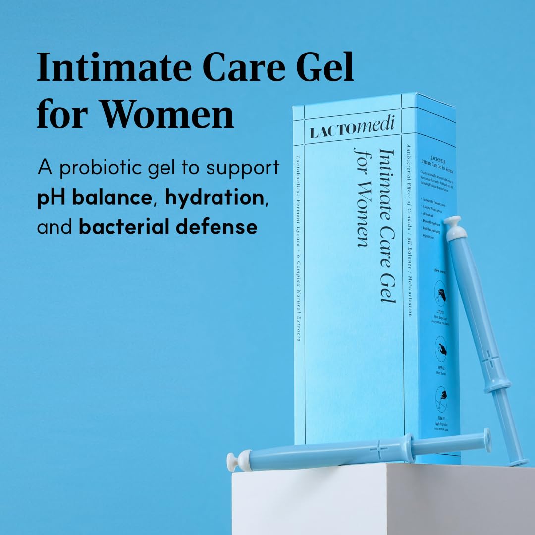 Intimate Care Gel | 20-Day Intensive Care Package | Vaginal Probiotics Applicator | Yeast Infection Care | BV Gel | pH Balance Gel | Itchiness and Unpleasant Odor | 1Box x 20pcs