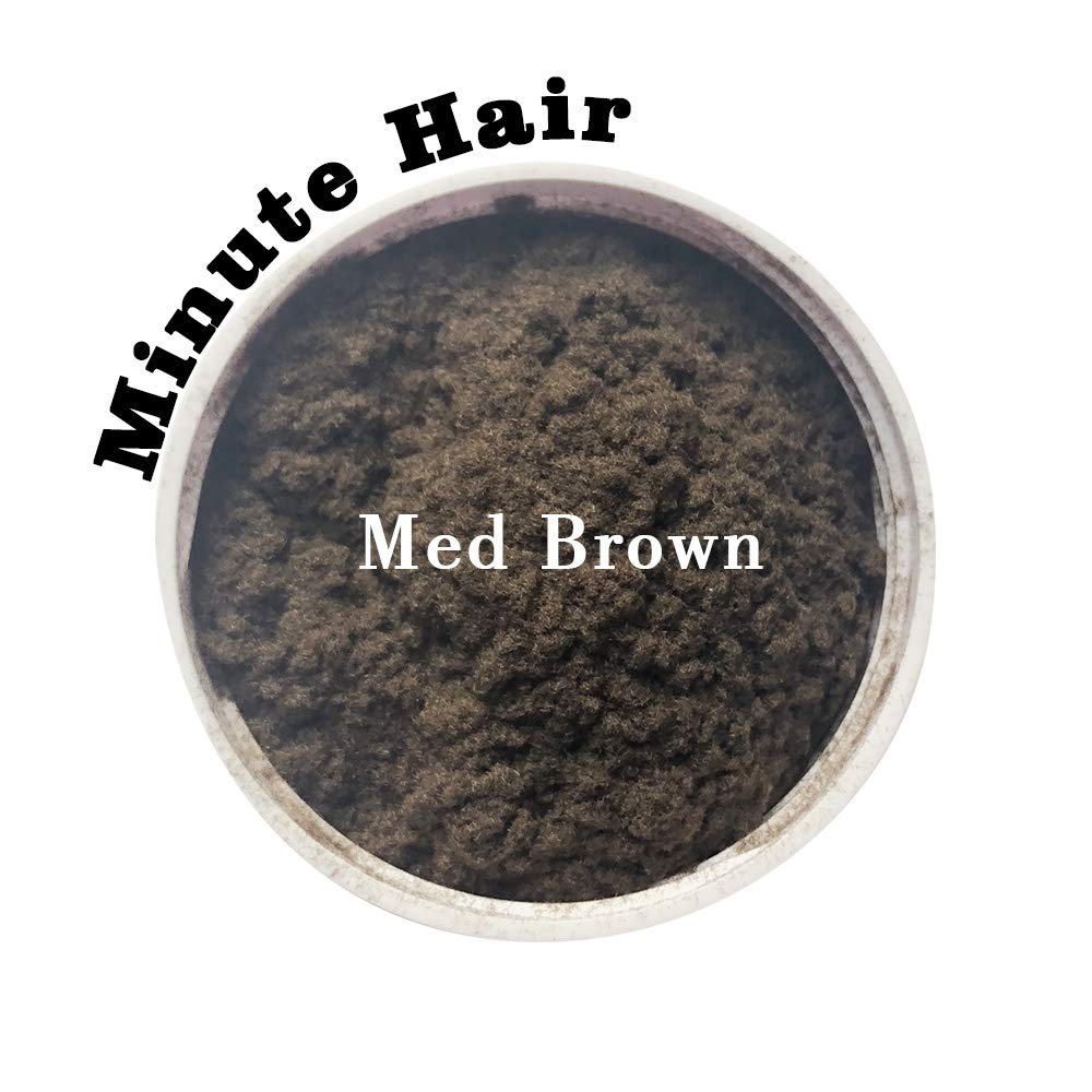 Hair Building Fibers Medium Brown 57 Grams (2 oz) Minute Hair Refill Hair Loss Concealer That You Can Use for Your Bottles From Competitors Like Toppik, Xfusion (Medium Brown)