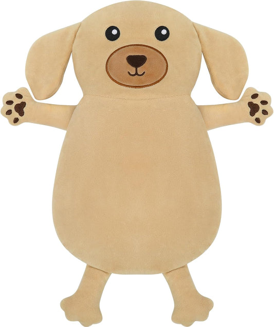 Microwave Heating Pad for Pain Relief, 16" x 11" Microwavable Heating Pads for Cramps, Back Pain, Neck Shoulder, Muscles, Knee, Joints, Natural Heat Pack Moist Heat, Golden Retriever