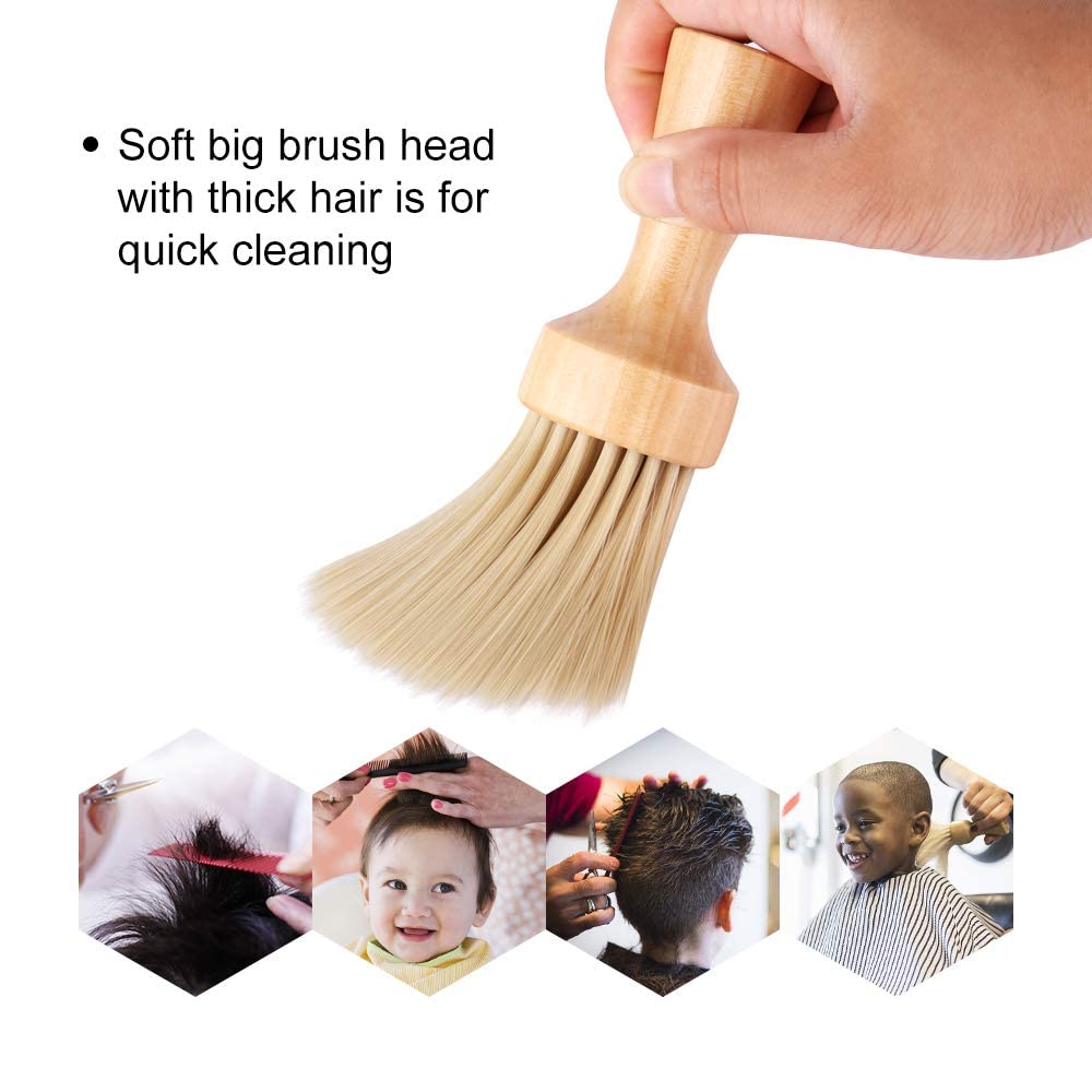 Barber Neck Duster Brush for Hair Cutting, Soft Household Hair Neck Cleaning, Professional Salon Tool (Small)