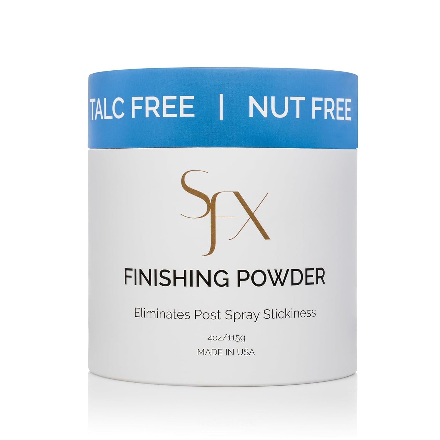 SunFX Post Spray Tan Translucent Finishing Powder | Talc Free | Sunless Tanning Setting Powder | Shimmer | Cheeky Sunshine 4.00 Ounce (Pack of 1)