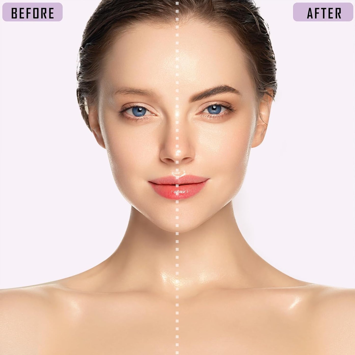 LAVONE Eyebrow Pencil, 2-In-1 Waterproof Eyebrow Pen, with 3 Tip Microblading Eyebrow Pen and Ultra-Precise Brow Pencil, Dual-ended Eyebrow Brush, for Eyebrow Makeup - Medium Brown