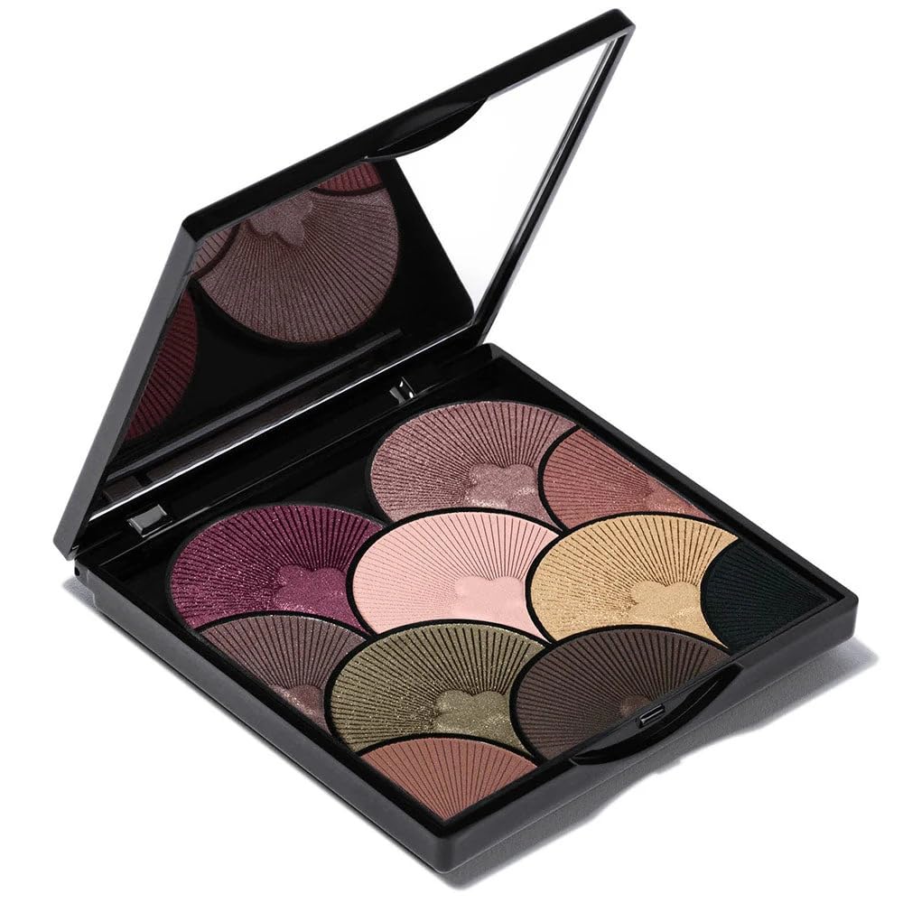 T.LeClerc Eye Shadow Palette | Retro-Chic 10-Color Nude Palette | Warm-Toned, Creamy Texture | Luminous, Long-Lasting Wear | Rich Pigments | Easy Makeup Removal (NUIT ÉTOILÉE, 18G)