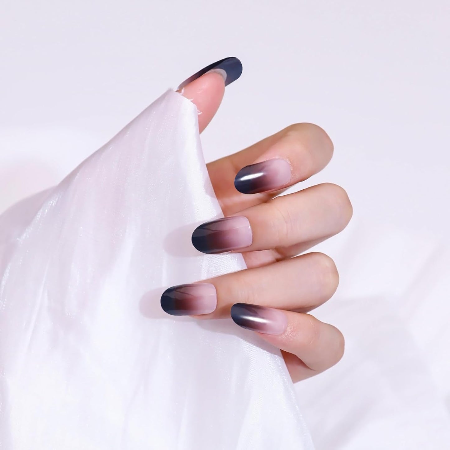 Semi Cured Gel Nail Strips-Quick DIY nail art stickers semi cured gel strips salon quality manicure at home instant beauty solution,Works with Any UV/LED Lamps(Party Night)