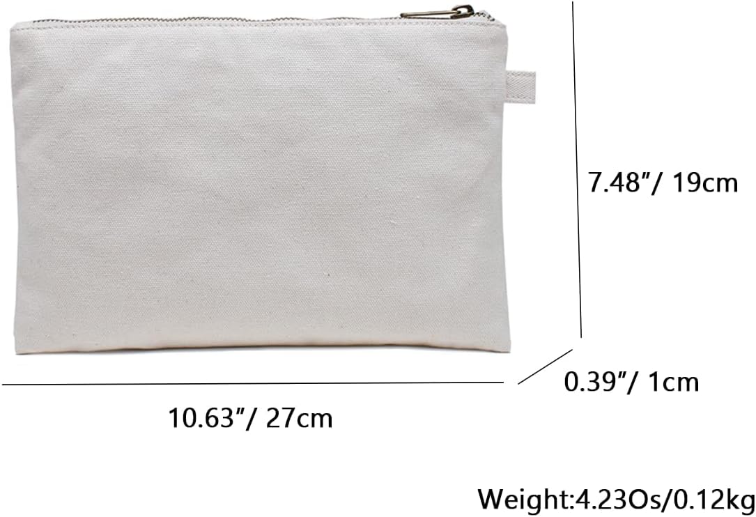 Zipper Pouch Storage Bag Simple and Stylish Women's Cosmetic and Travel Bag (Beige-basic-3)