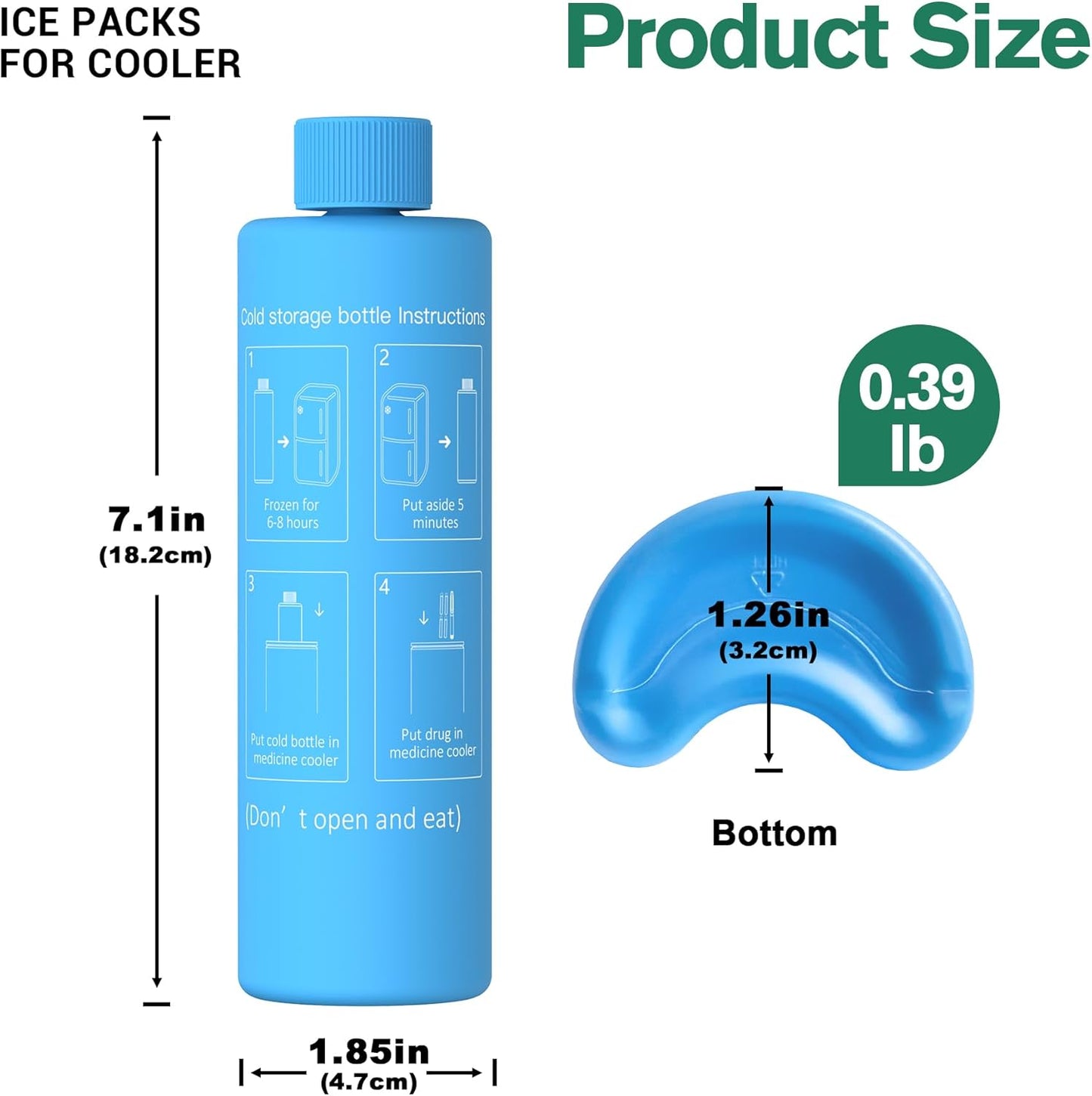 Ice Packs for Insulin Pen Cooler Travel case-74h 7pen Medication Cooler Accessories