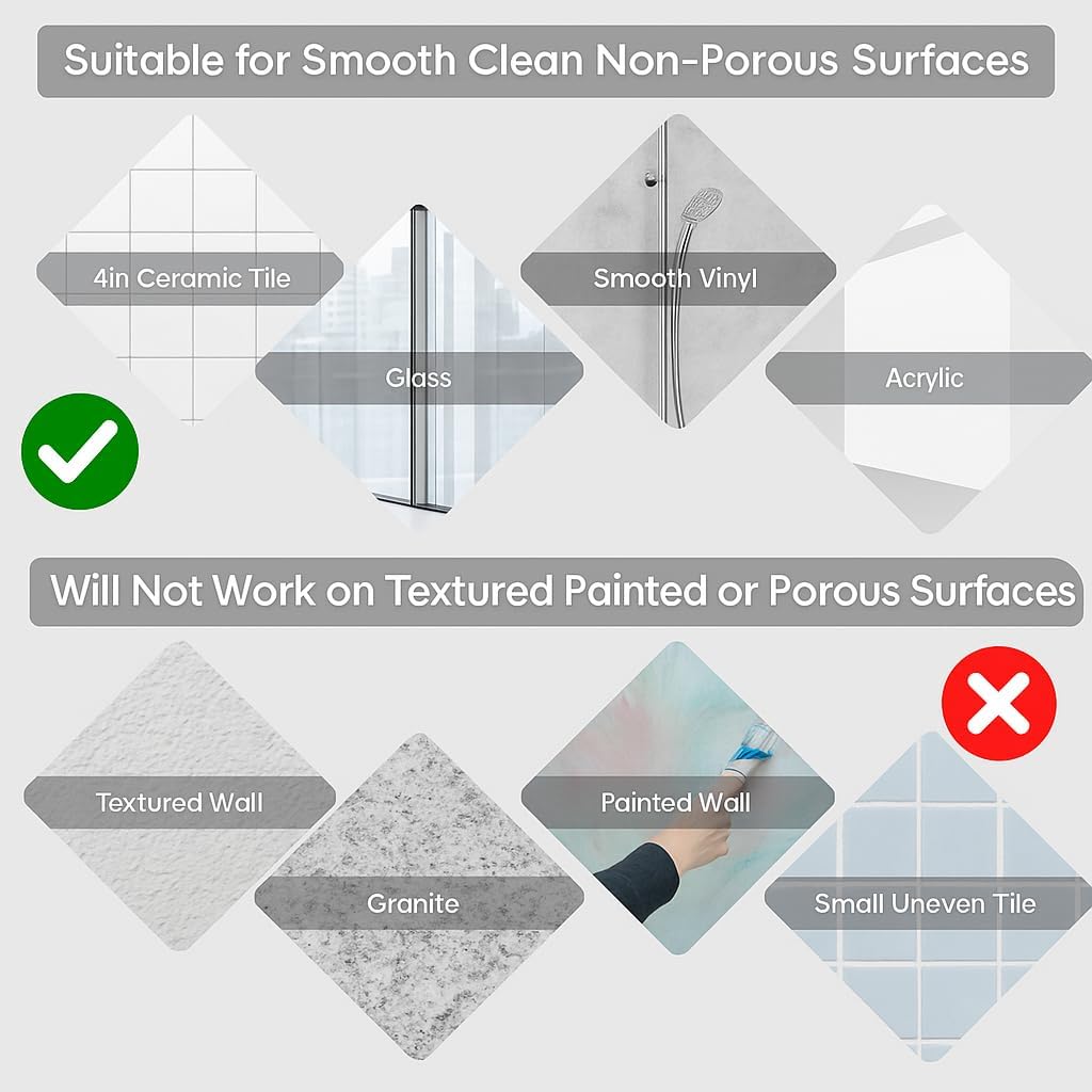 2 Pack Grab Bars for Bathtubs and Showers,Shower Handles for Elderly Seniors bar Bars Safety Elderly Suction 500 lbs Cup and Walls bathtubs Handicap Heavy Duty Grabbers Wall