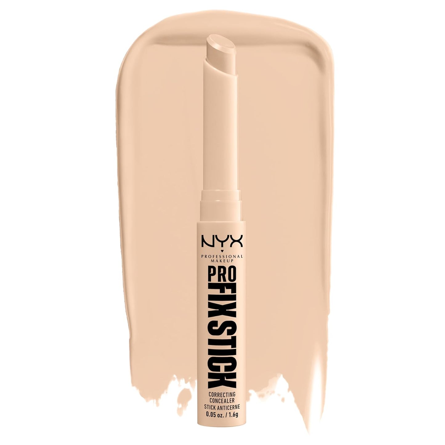 NYX PROFESSIONAL MAKEUP Pro Fix Stick Correcting Concealer, Buildable Medium Coverage Concealer Stick - Alabaster